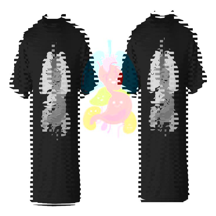 Cute Anatomy Internal Organs Body Tシャツ