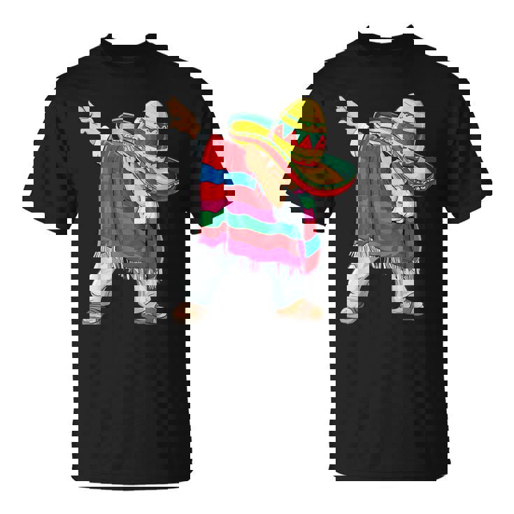 Dabbing メキシカン ポンチョ シンコ・デ・マヨ ボーイズ メンズ ソンブレロ ダブ Tシャツ