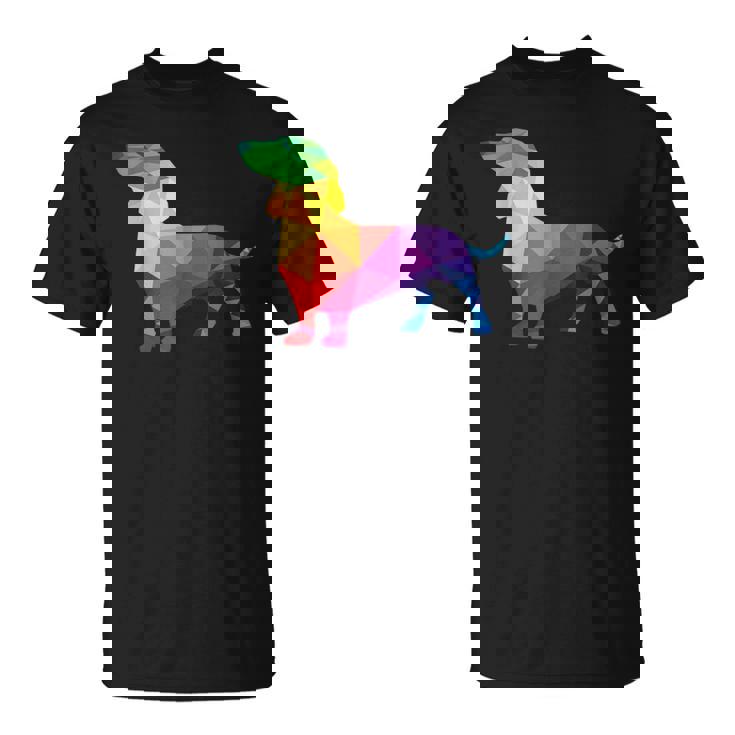 Dachshund Gay Pride Lgbt Lgbtq Rainbow Flag Dog Lovers Tシャツ