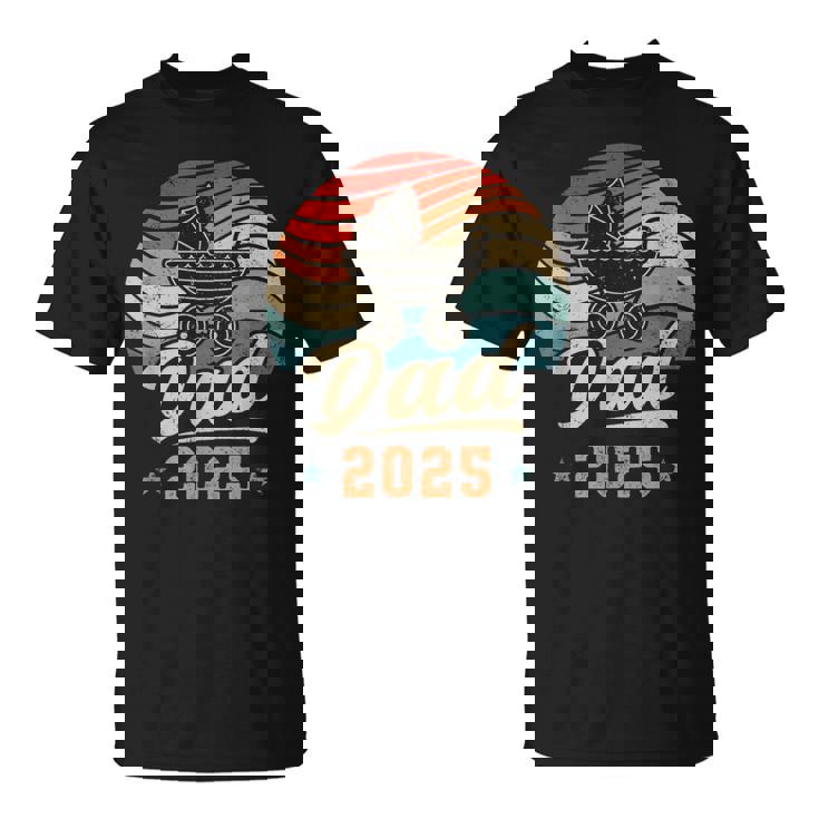 Dad 2025 歳 新しい父親 赤ちゃん発表 父性 Tシャツ