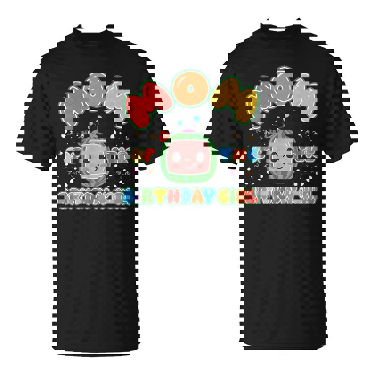 Dad And Mom Of The Birthday Girl Melon Family Matching T-Shirt