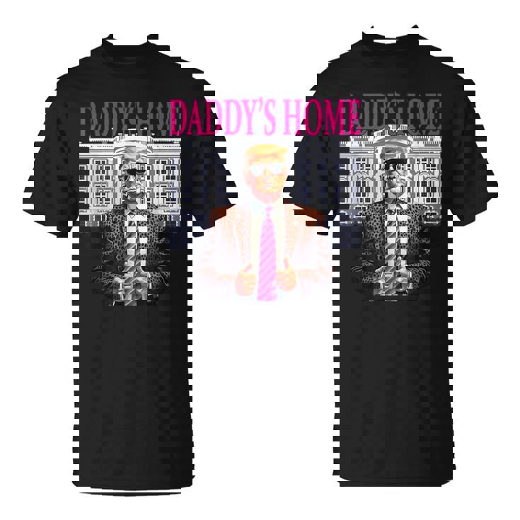 Daddy's Home Pink President Donald Trump House Tシャツ