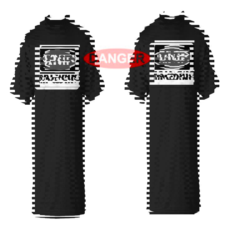 Danger Man Cooking Bbqign Tシャツ