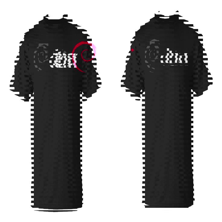 Debian Linux Tux プラグインプログラマー Tシャツ