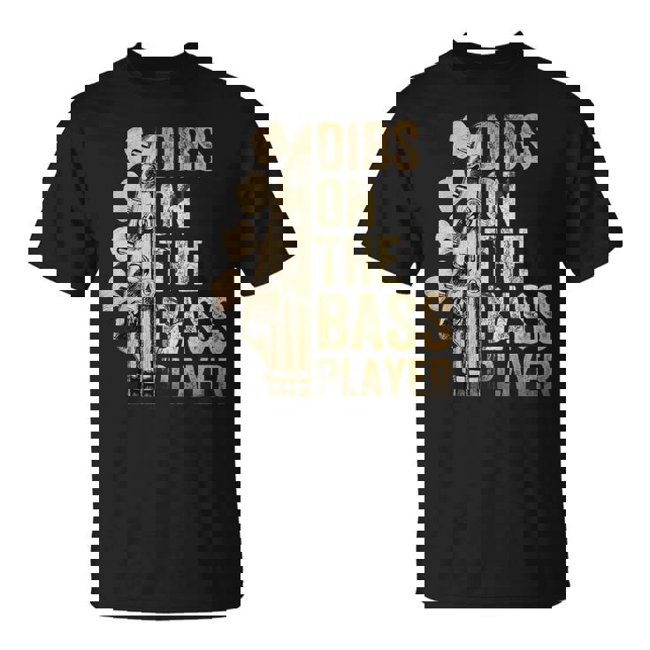 Dibs On The Bass Player ギターミュージシャン Tシャツ