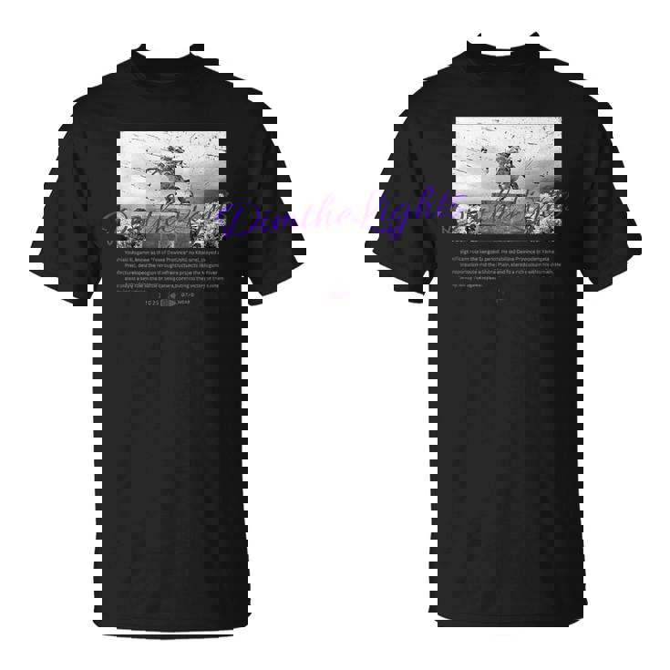 Dim The Lights 005 メンズ ロック ライブ フェス バンド 音楽 最上義光 男女兼用 キッズ Tシャツ