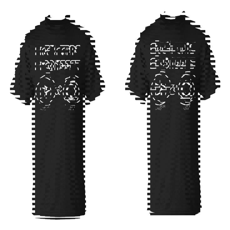 Diodo En Ohm Electronic Engineer Camiseta unisex