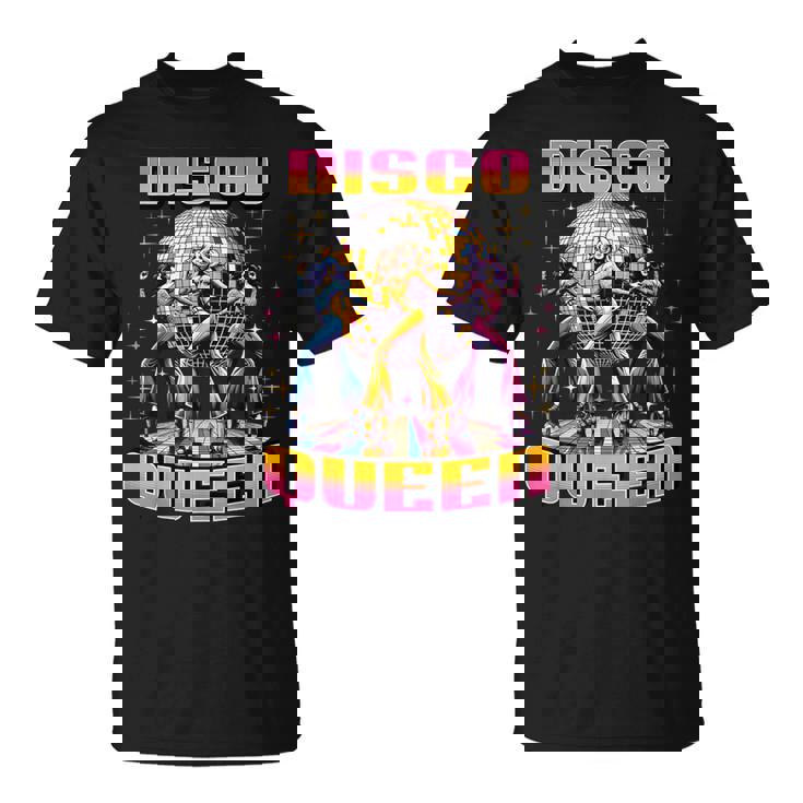 Disco Queen Retro Dancing 70 80 Disco Camiseta unisex