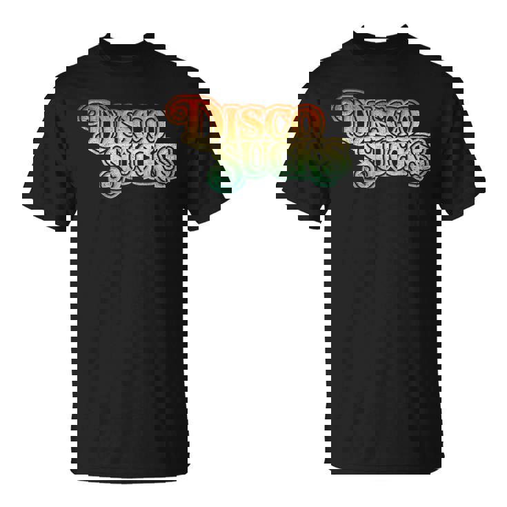 Discoucks 1970S Retrointage Desgastado T Camiseta unisex
