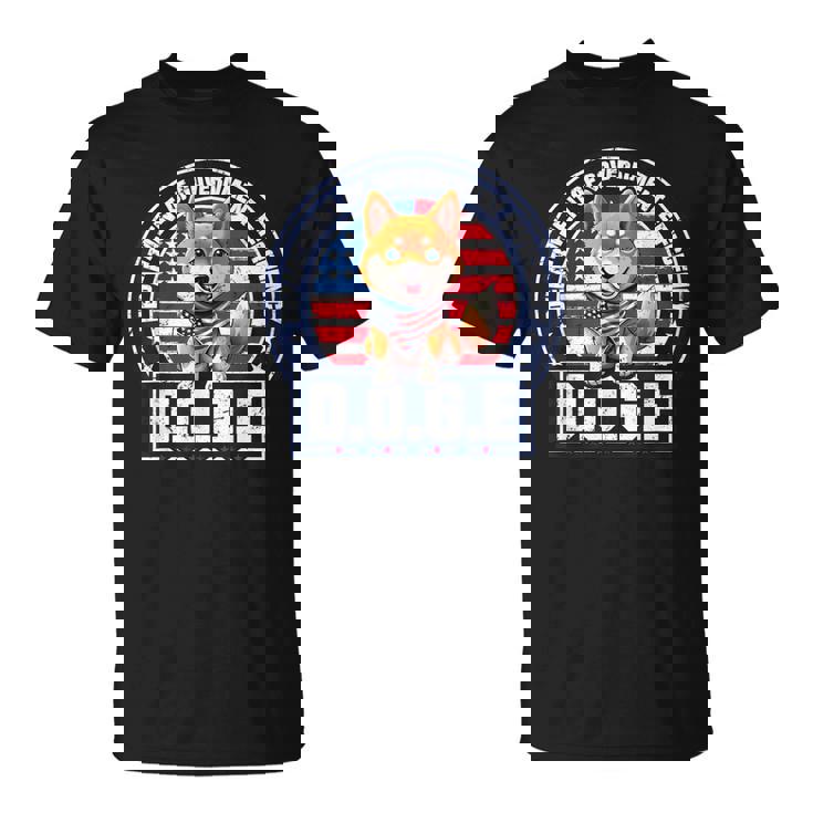 Doge DOGE 政府効率省 Tシャツ