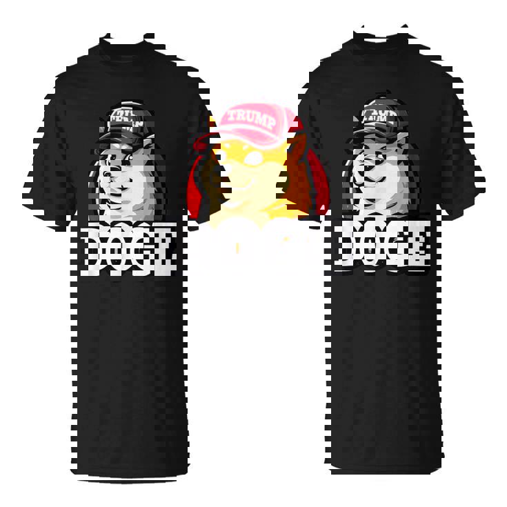 Doge Trump Hodl Cryptocurrency Tシャツ