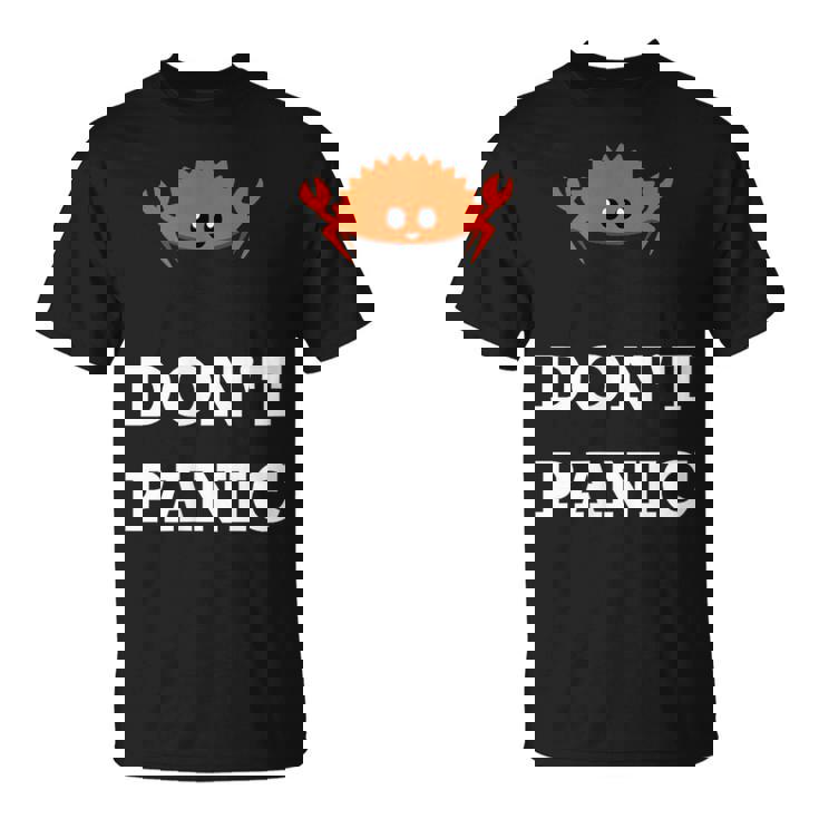 Don't Panic Rustacean Ferris The Crab Rustプログラミング Tシャツ