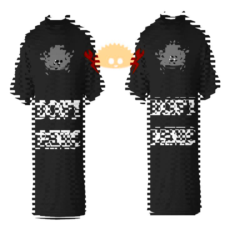 Don't Panic Rustacean Ferris The Crab Rustプログラミング 長袖tシャツ Tシャツ