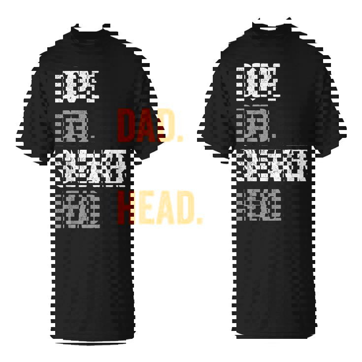 Dope Dad Sneaker Head Gag Father's Day T-Shirt