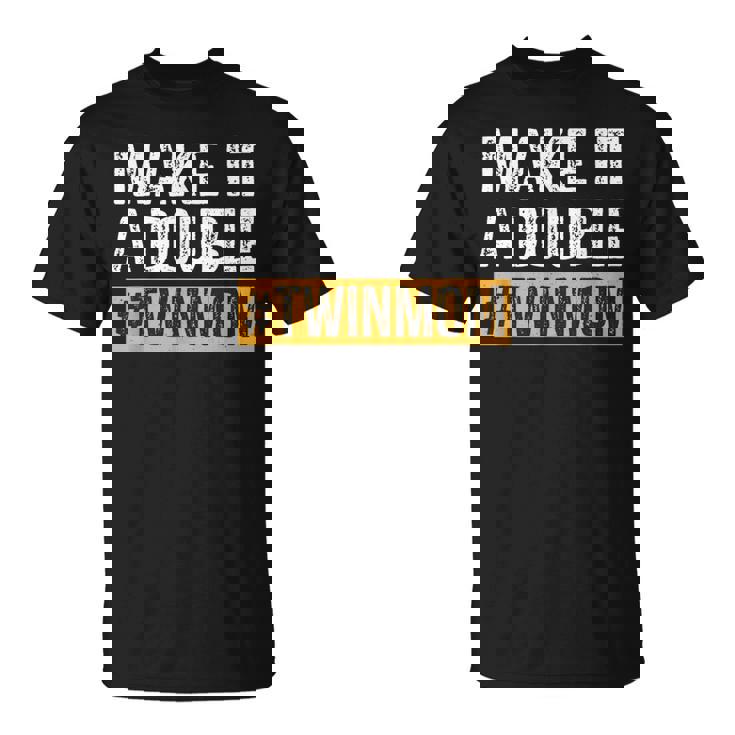 twins mama✿  Groovy Twin Mama Mother's Day For New Mom Of Twins T-Shirt