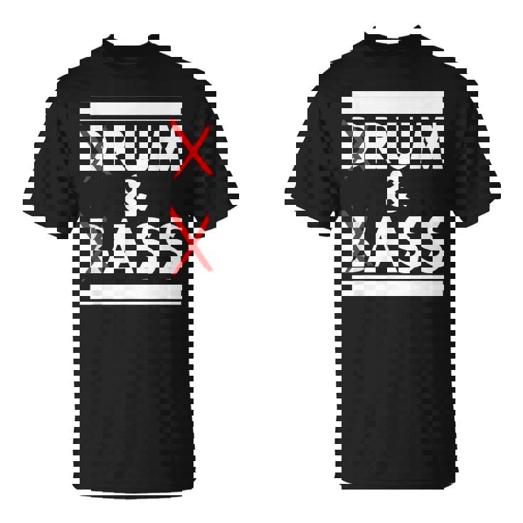 Drum And Bass Rum And Ass Tシャツ