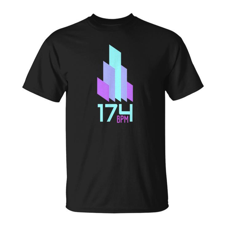 Drum And Bass 174 Bpm Music Junglist Edm Camiseta unisex