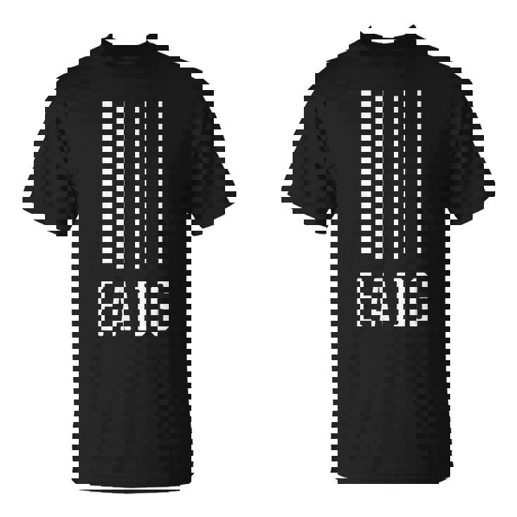 Eadg 4弦ベースギター ベーシストまたはベースプレーヤー用 Tシャツ