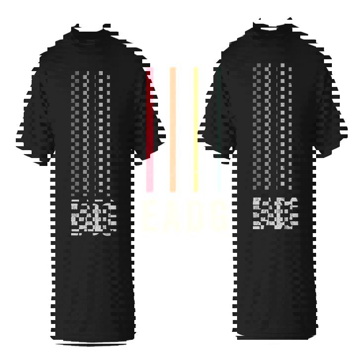 Eadg 4弦ベースギター レトロヴィンテージベースプレーヤー Tシャツ