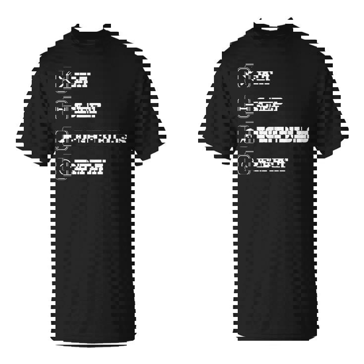 Eatleep Fight Bulls Repeat Bullsシリーズ ロデオクラウン Tシャツ