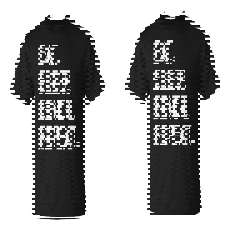 Eatleep ジム ワークアウト トレーニング ベンチプレス ウエイトリフティング Tシャツ