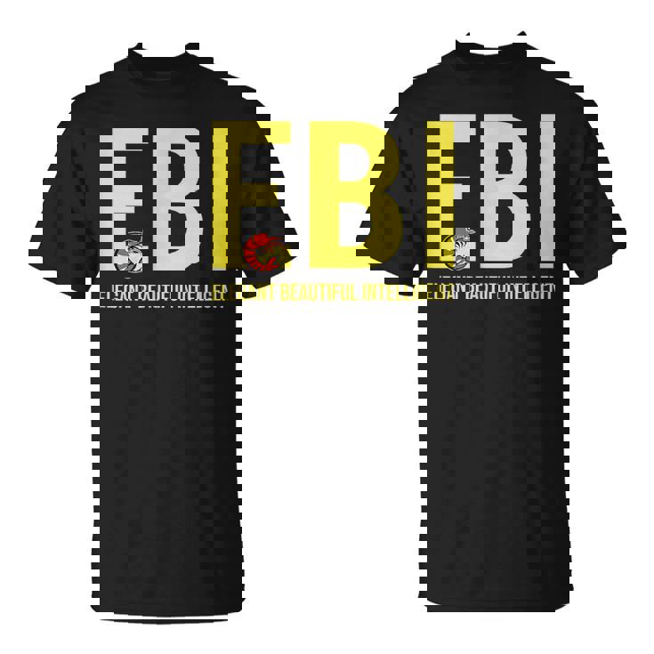 Ebi えび エビ 目の錯覚 騙し絵風 空目 おもしろ ネタ ギャグ ジョーク ウケ狙い ツッコミ待ち Tシャツ