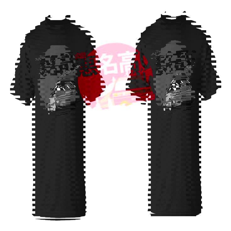 Ef Civic 和風レトロカー Tシャツ