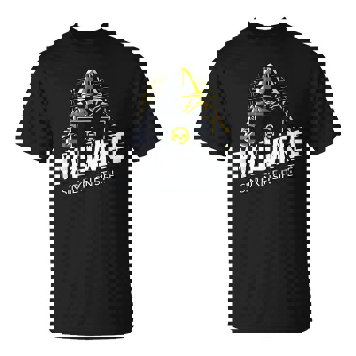 El Malware Noon Bolígrafos Informáticos Computadora Geek Hackers Camiseta unisex