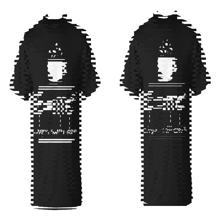 EMc2 Means Energy Milk X Coffee2 Tシャツ