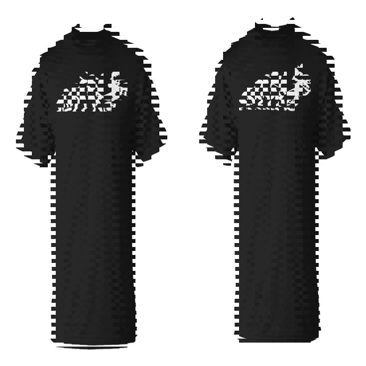 Enduro モーターバイク Evolution Man モトクロス Tシャツ