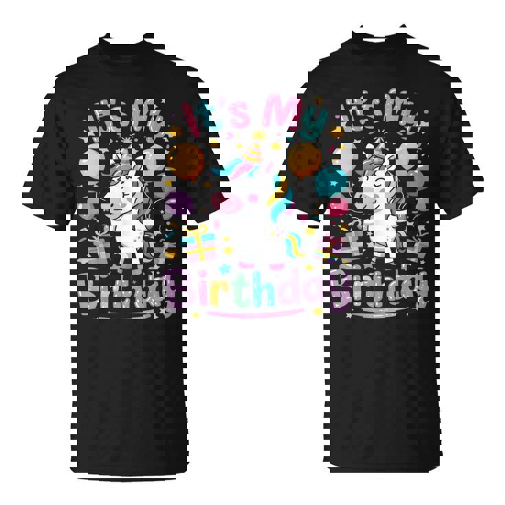 Es Mi Unicornio De Cumpleaños Camiseta unisex