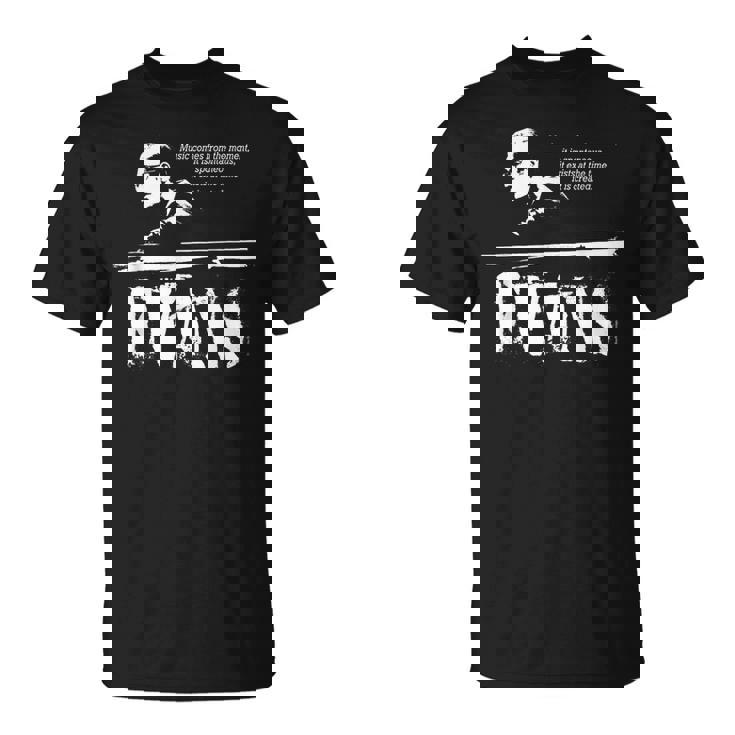 Evans Jazz Wisdom ピアニスト ミュージシャン 1色 Tシャツ