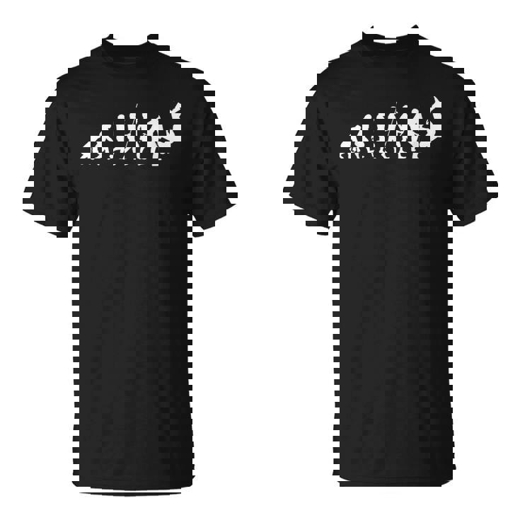 Evolution 柔道師 柔道師 柔道師 ユーモア柔道 Tシャツ