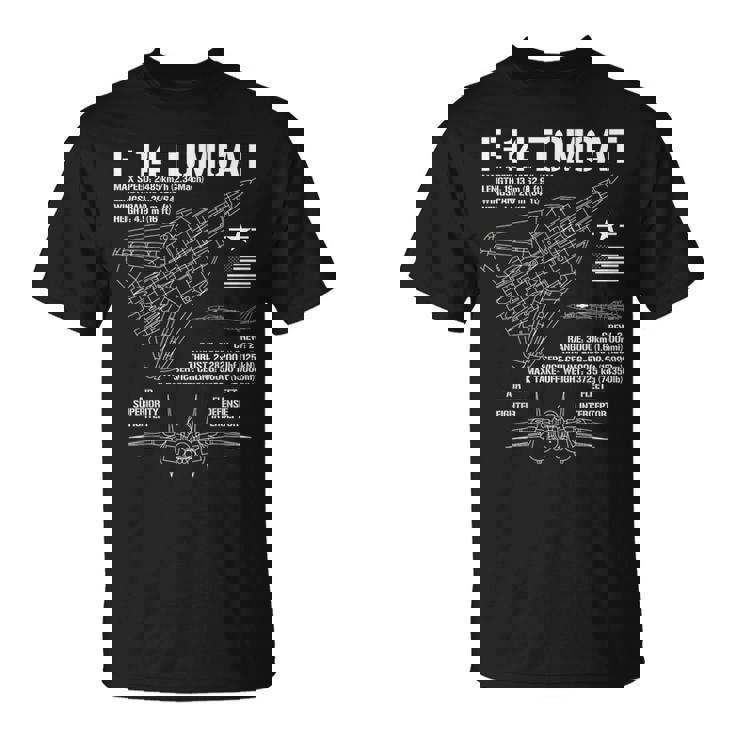 F-14 Tomcat 戦闘機 ジェット仕様 軍用飛行機 F14 Tomcat Tシャツ