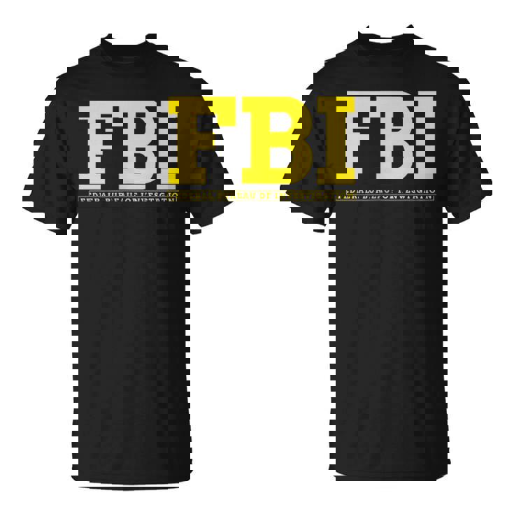 Fbi連邦捜査官事務所両面 Tシャツ