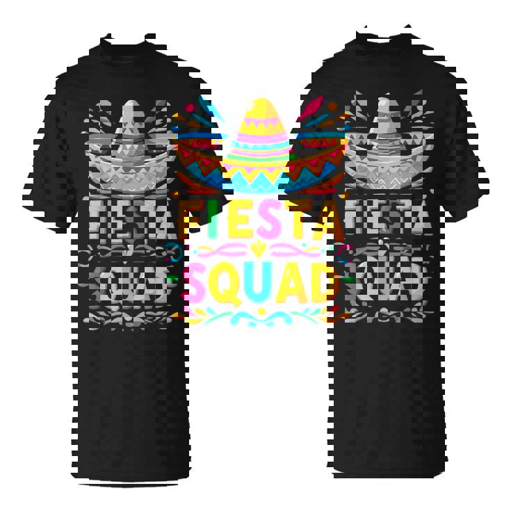 Fiesta Squad Family Matching Cinco De Mayo T-Shirt