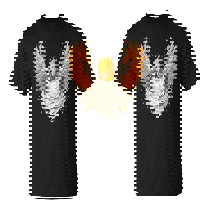Firebird Reborn Rejuvenation 神話の鳥 アートワーク フェニックス Tシャツ