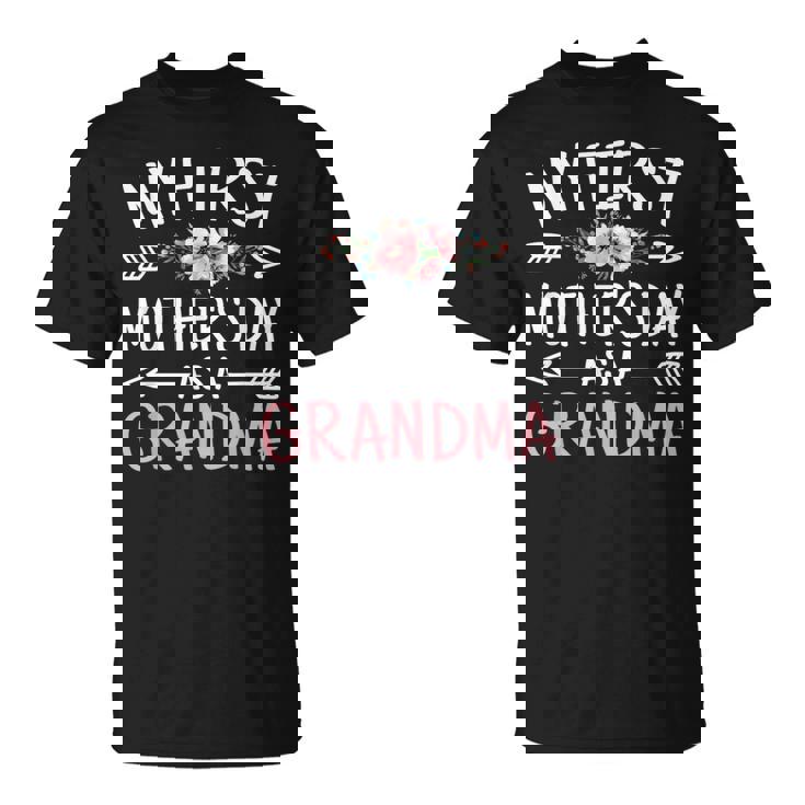 My First As A Grandma Cute Grandmother T-Shirt