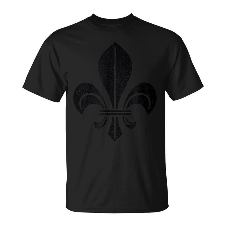 Fleur De Lisímbolo Fleur-De-Lys Heraldica Francia Camiseta unisex