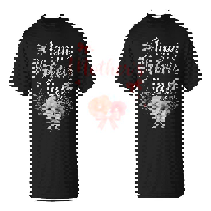 Floral Mommy Cute Happy Mother's Day For Mom Grandma T-Shirt