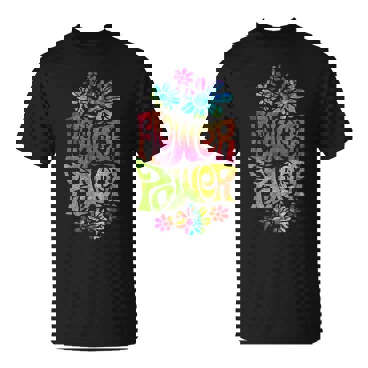 Flower Power ヒッピー サイケデリック '70年代レトロ Tシャツ
