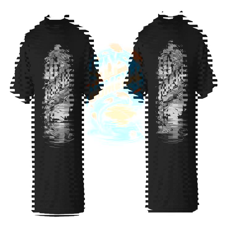 Fly-Nomenal 釣り竿とルアーグラフィック Tシャツ