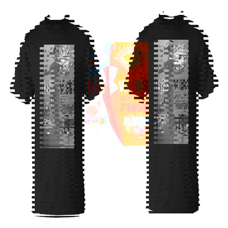 Fly Twa ラスベガス ビンテージ トラベルtシャツ Tシャツ