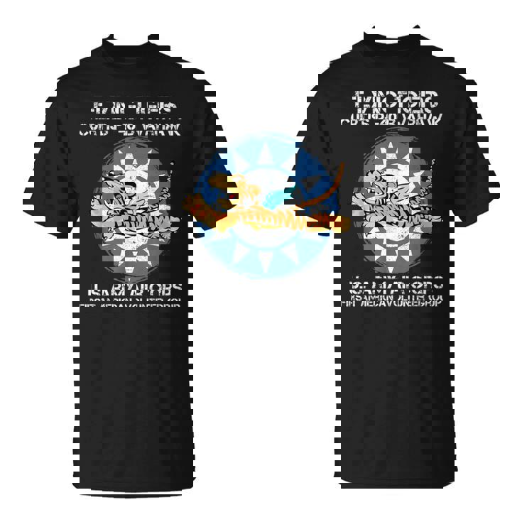 Flying Tigers カーティス P-40B ウォーホーク 第二次世界大戦 飛行機 Tシャツ