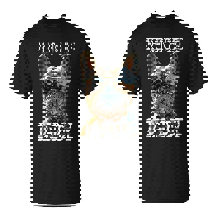 Frenchie Daddyフレンチー パパ 父の日 フレンチブルドッグ Tシャツ