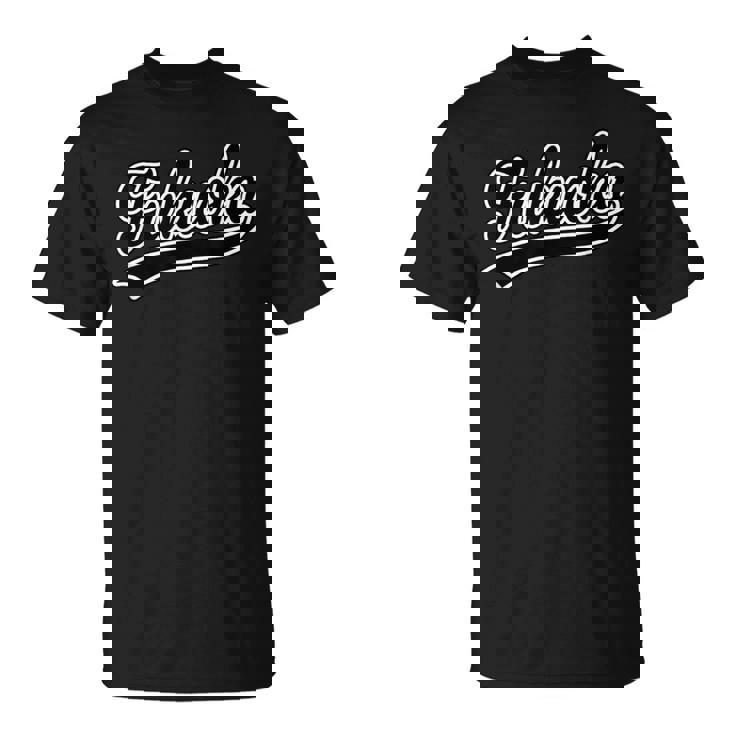 Fukuoka 福岡（チームユニフォーム風）【47都道府県】ジモtティ 地元愛 お土産 面白い おしゃれ Tシャツ