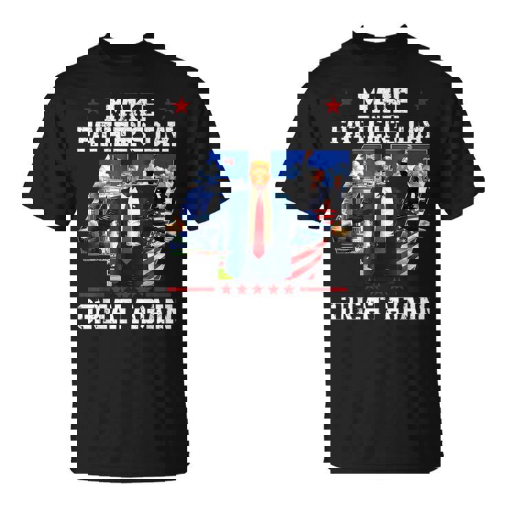Donald Trump Make Father's Day Great Again Papa T-Shirt
