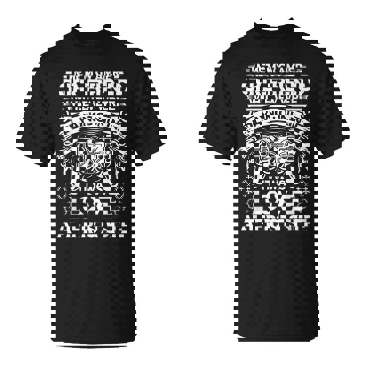 Gamer ボーイフレンド ミーム ビデオゲーム ティーンエイジャー ボーイズ メンズ Tシャツ