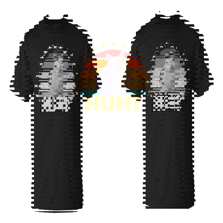 Huh Cat Huhおかしな猫好きのハッミーム Tシャツ