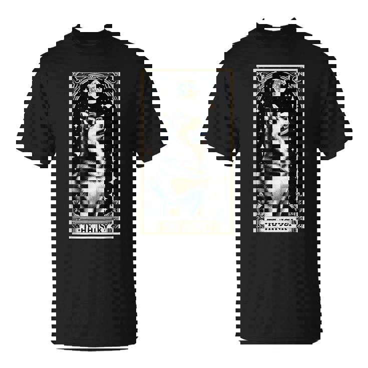 The Husky タロットカード メンズ レディース キッズ シベリアンハスキー Tシャツ